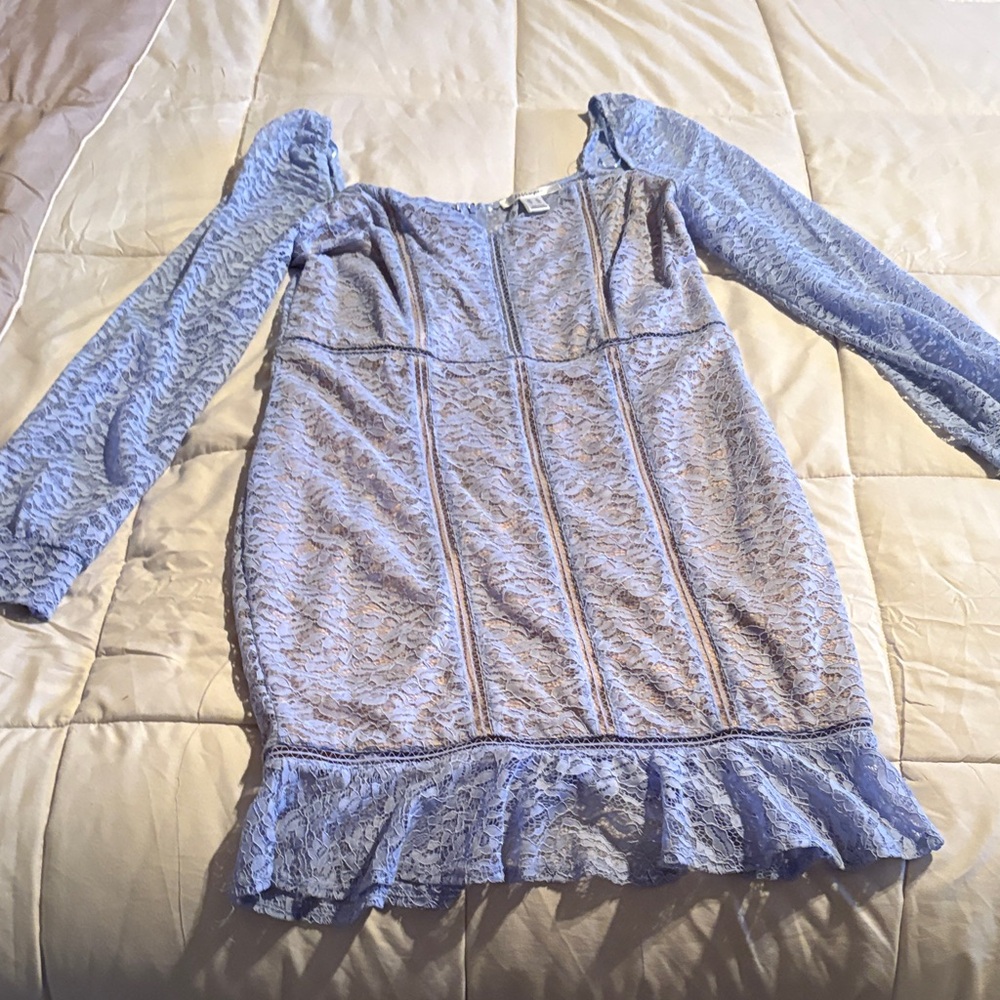 H&M Light Blue Lace Dress